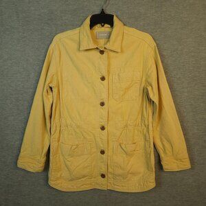 Everlane Women’s Yellow Denim Button up Jacket Size XS